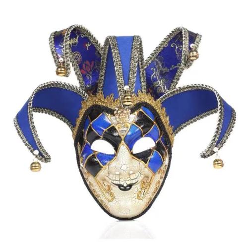 Máscara veneziana de arlequins vintage do Mardi Gras