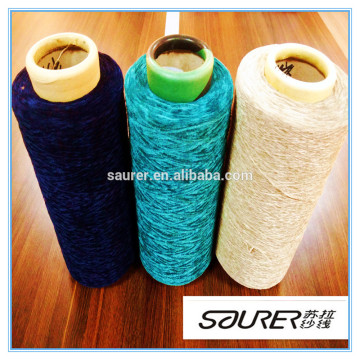 Polyester/Acrylic Dope-dyed Chenille Yarn