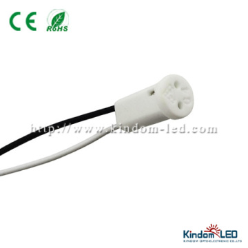 Well Received G4 Lamp Socket Ceramics with Wire Rating: 12V 100W