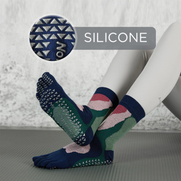 Calzini personalizzati non slip 5 finger yoga