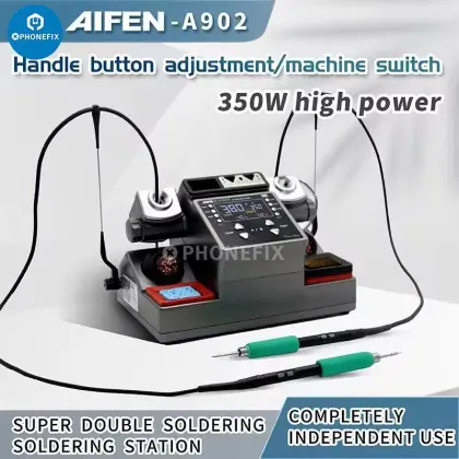 AIFEN A902 Pro Dual Soldering Station C210 C245 C115 Soldering Tools for Daily Electronics Repair