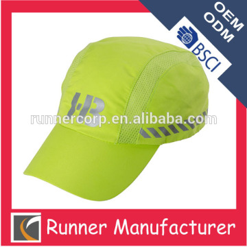 Custom print 5 panels sport neon caps