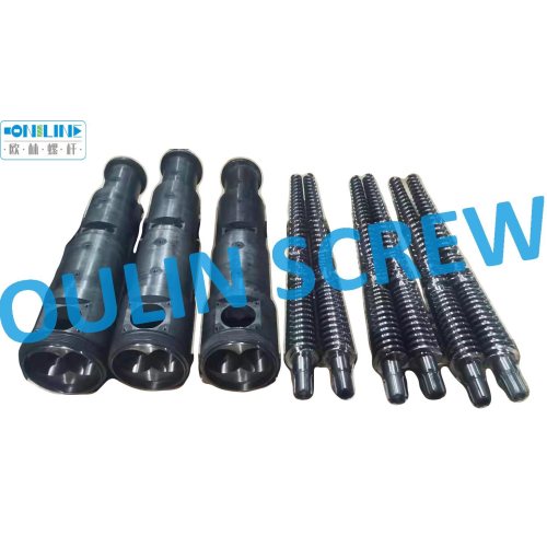 51/105 Twin Conical Screw Barrel for PVC Pipe, Sheet, Profiles