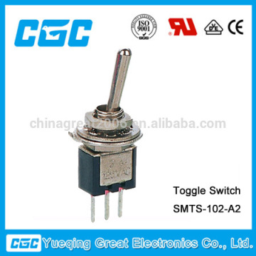 SMTS-102-A2 3 pins CE on on on Subminiature toggle switch