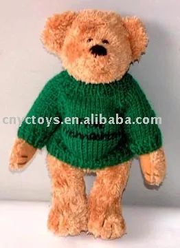 Jointed Plush Bear W/sweater