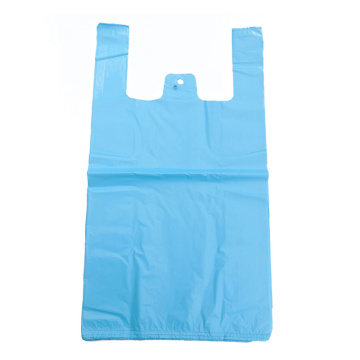 Disposable Grocery Logo Printing Vest Carrier Take out Packaging Plastic Shopping Bag