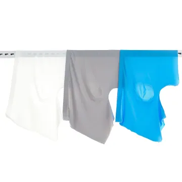 Ice Silk Boxer Shorts for Men - Breathable Summer Underwear