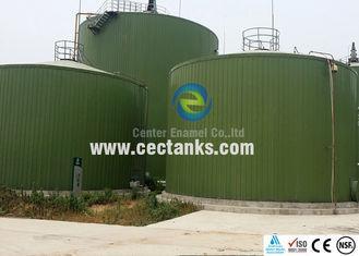Glass fused steel anaerobic digester tank with porcelain en