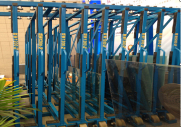 9 Shelves Glass Storage Rack Systems
