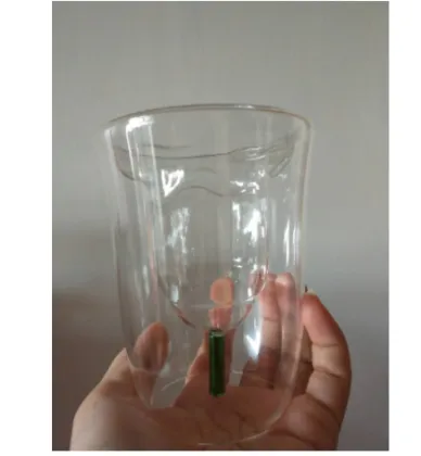 Valentine's day gift rose wine glass