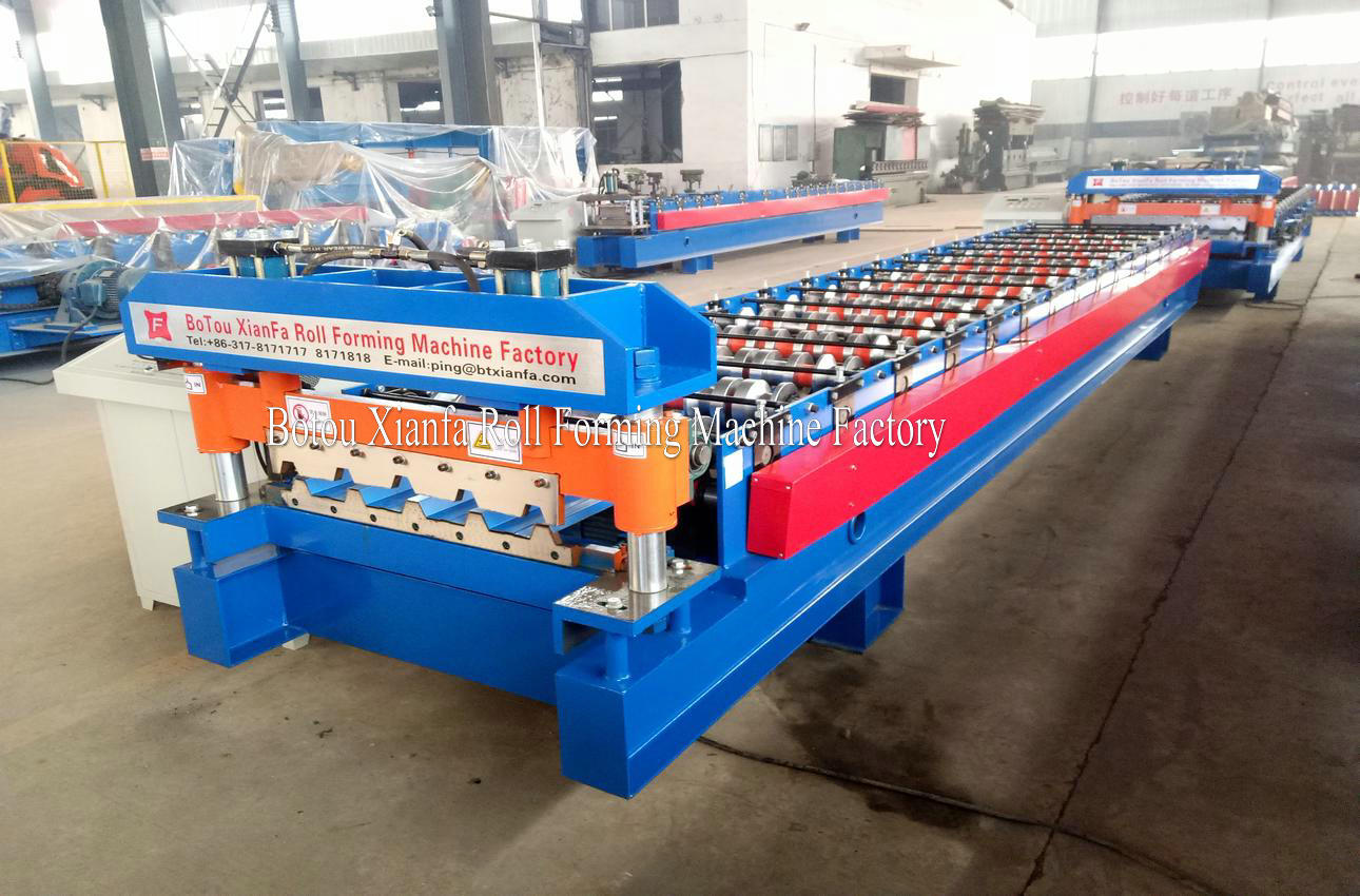 trapezoid iron sheet making machine