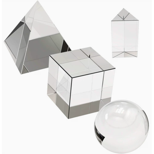 منشور شیشه ای کریستال نوری K9