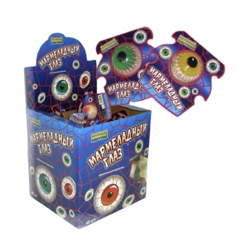Factory directly selling individually packed Gummy Eyeball candy for Halloween