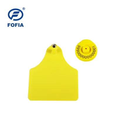 Electronic Ear Tag FOFIA LF RFID Animal Tag