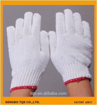 White Knitted Cotton Gloves