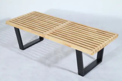 Replica Rubber Wood Nelson Bench