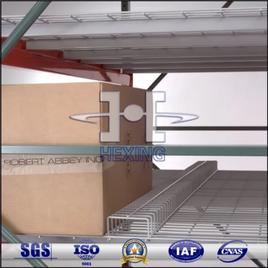 CE certificated selective powder coating wire mesh decking for pallet racking