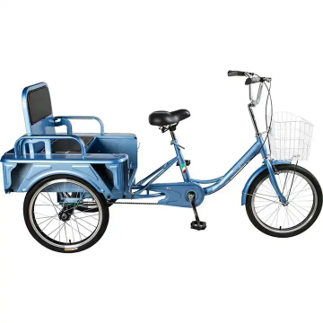 Adult 3 Wheel Rickshaw Bicycle with Passenger Seat