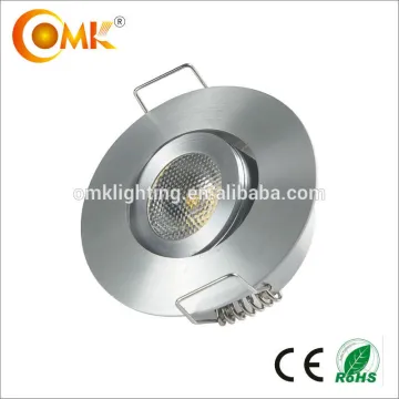 1w or 3w bridgelux aluminium andozie ceiling spot light 80lumen or 150lum