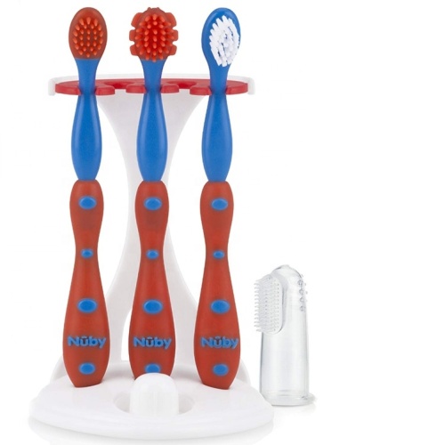 Promotion FDA Safe Silicone Baby Tooth Brush