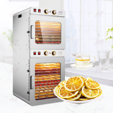 Stainless Steel Beef Jerky Meat and Fruit 25 Tray Dryer Machine for Sale