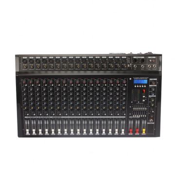 Professional 350W 16-Channel DJ Stage Mixer Audio Console