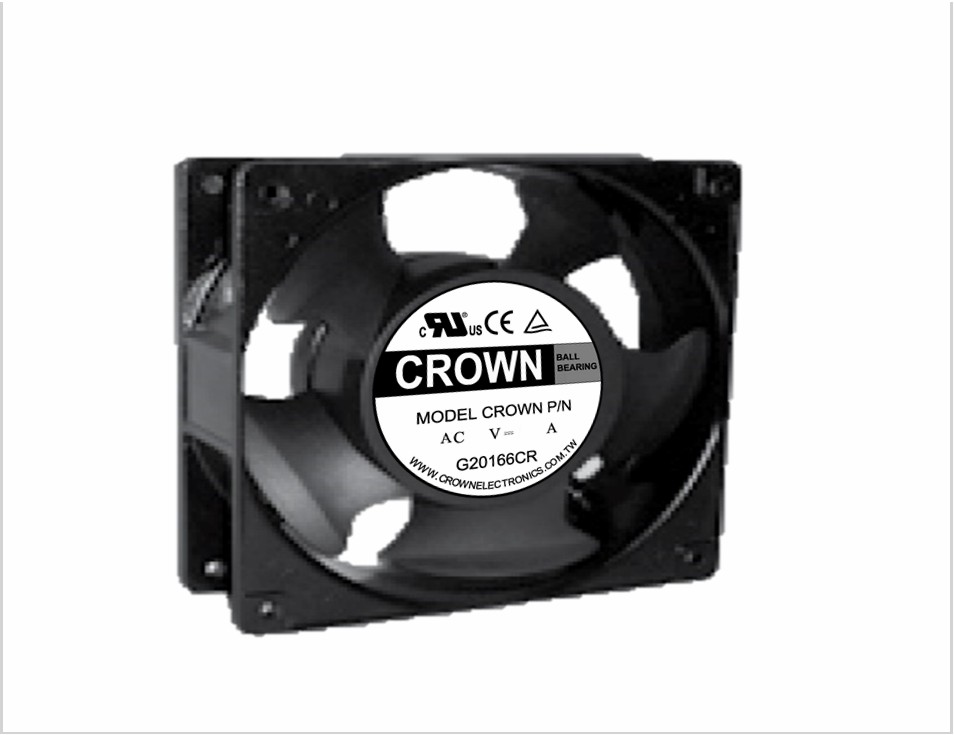 Crown 12038 AC Ventilador axial de enfriamiento eléctrico