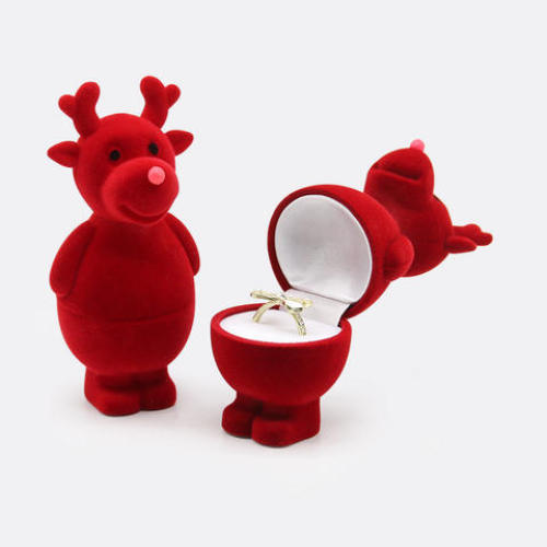 Customized Nezha velvet ring necklace jewelry box