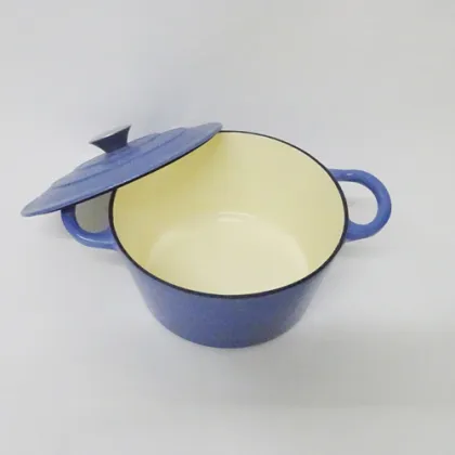 Enamel Cast Iron Covered Casserole