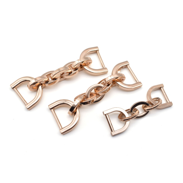 Wholesale Zinc Alloy Chains for Women's Sandals: Fashion Buckles and Belts