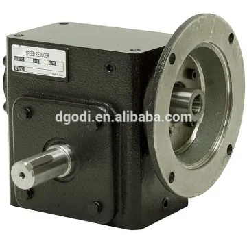 high precise right-angle worm gear reducer cast iron housing speed reducer left output gear reducer