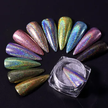 12 Colors Universal Shiny Nail Acrylic Powder & Glitter Set: Your Ultimate Acrylic Nail Art Glitter Collection