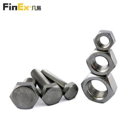 High Strength Hardware Fastener Stainless Steel Hex Bolts
