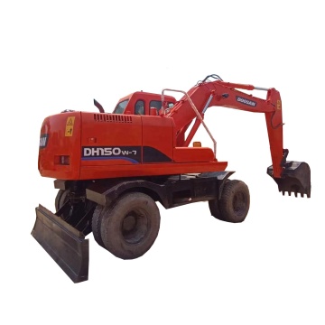 Second-hand Doosan DH150W-7 and DH150 Wheel Excavators for Sale: Affordable Pricing