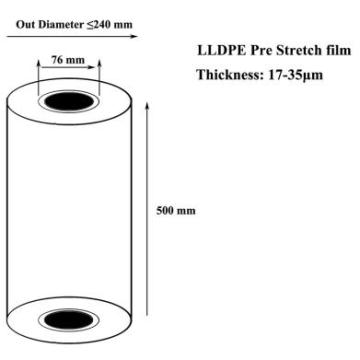 فيلم امتداد LLDPE لتغليف البليت