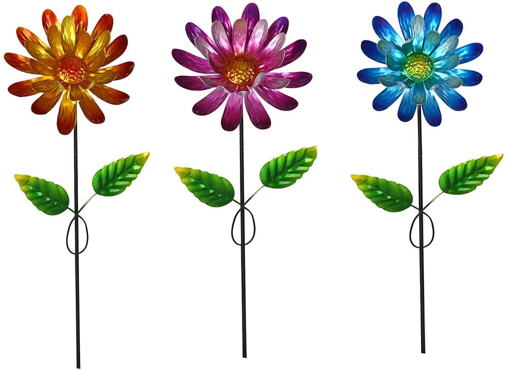 Floral Garden Stake Outdoor