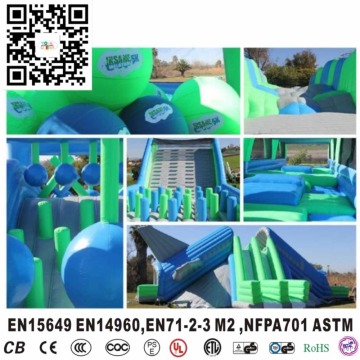 2016 High quality Inflatable Insane 5k/inflatable obstacle course for sale