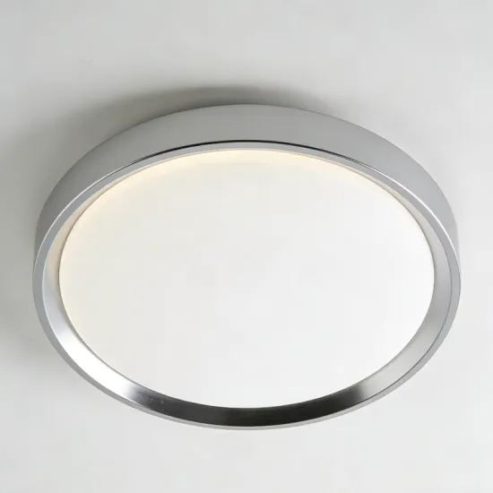 Indoor ceiling lamp with balanced glow
