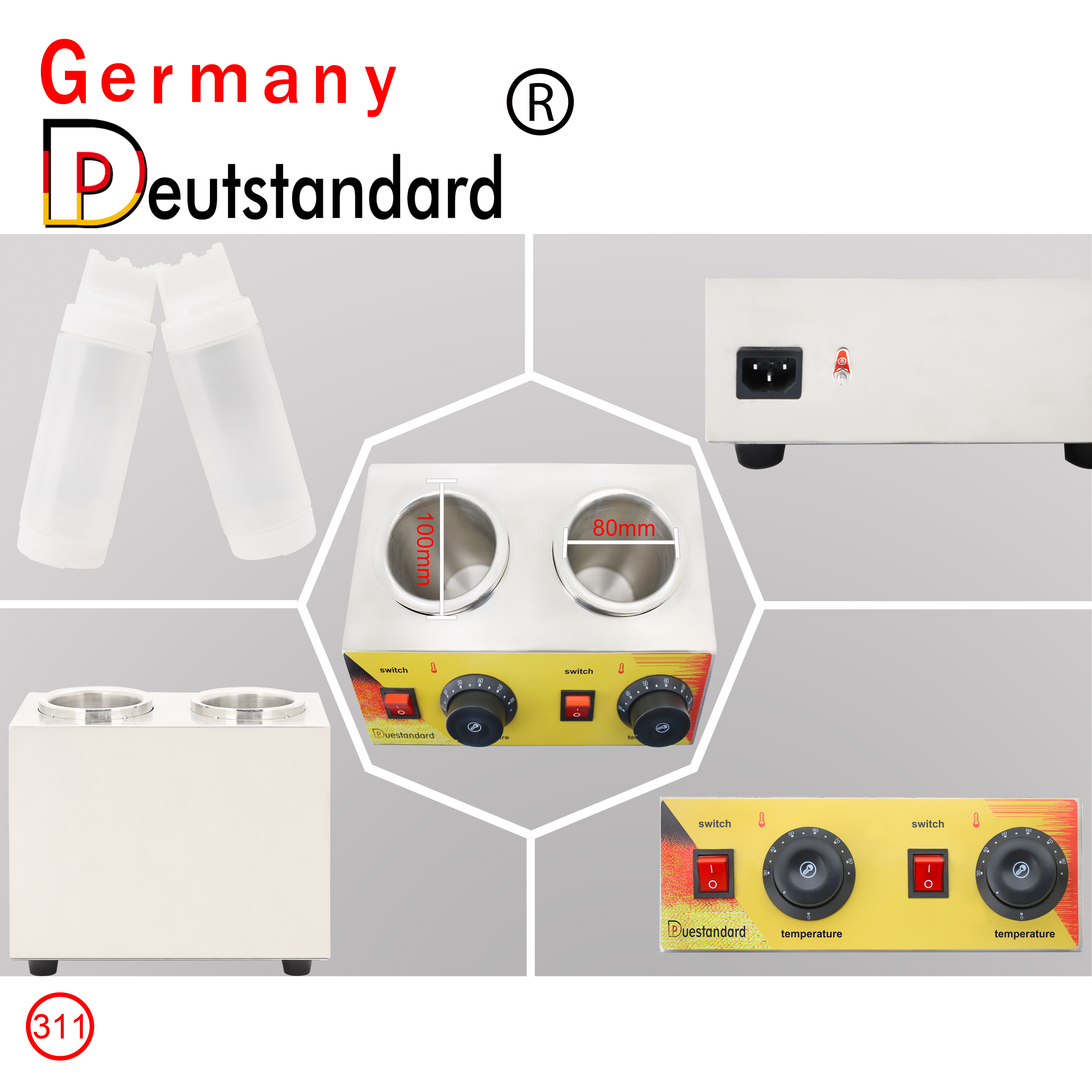handelsüblicher Saucenwärmer commercial sauce warmer