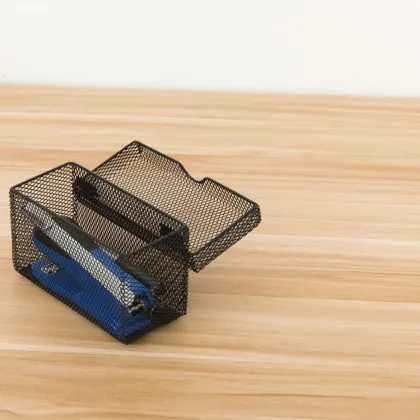 Flip storage box Metal grid storage and sorting