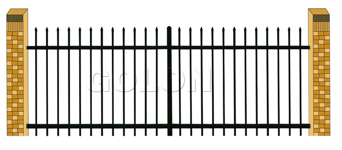 Outdoor dog fence