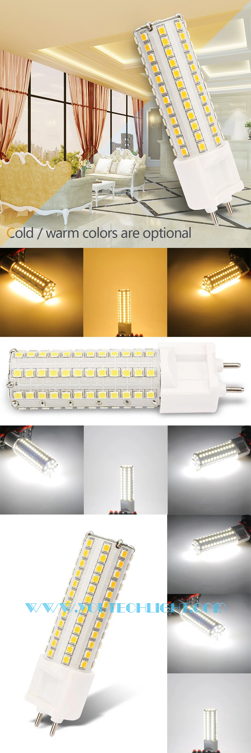 G12 13w 3000k Led 전구, Bossgoo.com의 고품질 G12 13w 3000k Led 전구