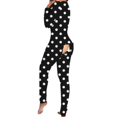 Women's Christmas Onesie Pajamas with Butt Flap