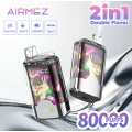 Airmez Fox 2 в 1 80k Puffs вап за еднократна употреба