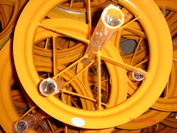 powder coated metal wheel rim 4.00-8 for wheelbarrow