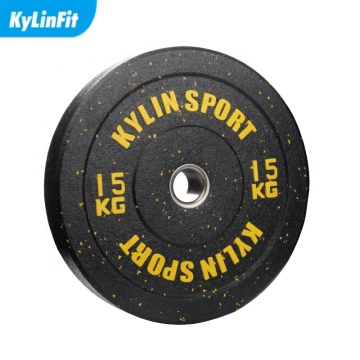 Highly Durable Gym Barbell Iron Weight Plate Crumb Bumper Set