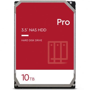 Disque dur de 10 To Red Pro Nas Server avec 7200 tr / min, interface 6 Go / s et cache de 256 Mo - WD102KFBX