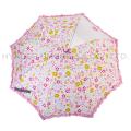 Ruffle Lace Reflective Kids Safety Open Umbrella