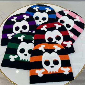 Funny Slouchy Pirate Knit Hat for Halloween