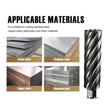 HSS Annular Cutters for Magnetic Drill Press: Sizes 12-65mm with Depths of 30/55/75mm